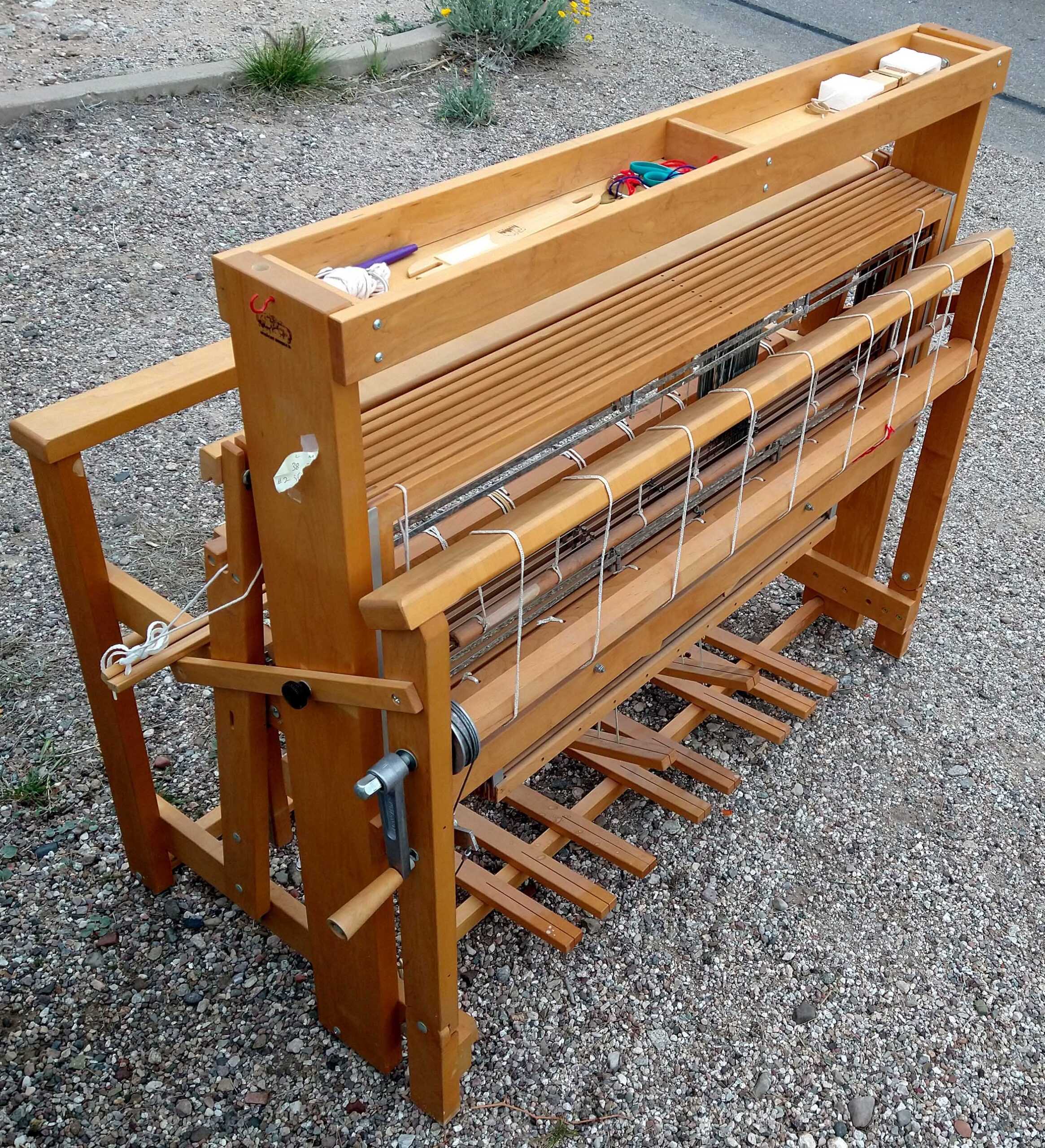 36 and 45 schacht standard floor loom — Weaver House